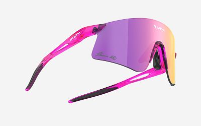 Превью  Велоочки RUDY PROJECT Astral X Klaebo Crysral Pink Fluo, Линзы: Multilaser Sunset (SP945244-R000)